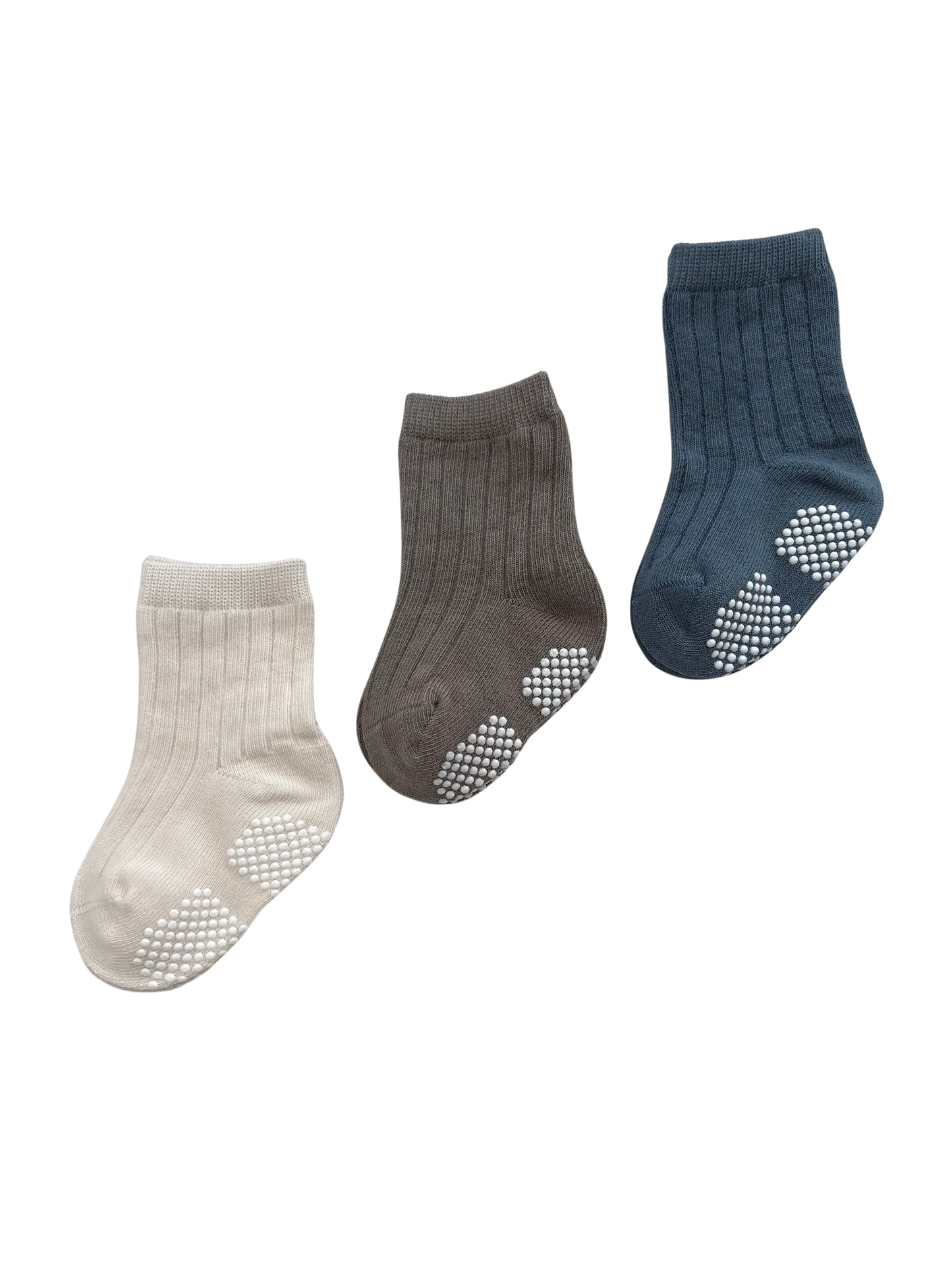 Trio de chaussettes antidérapantes 6-36 mois