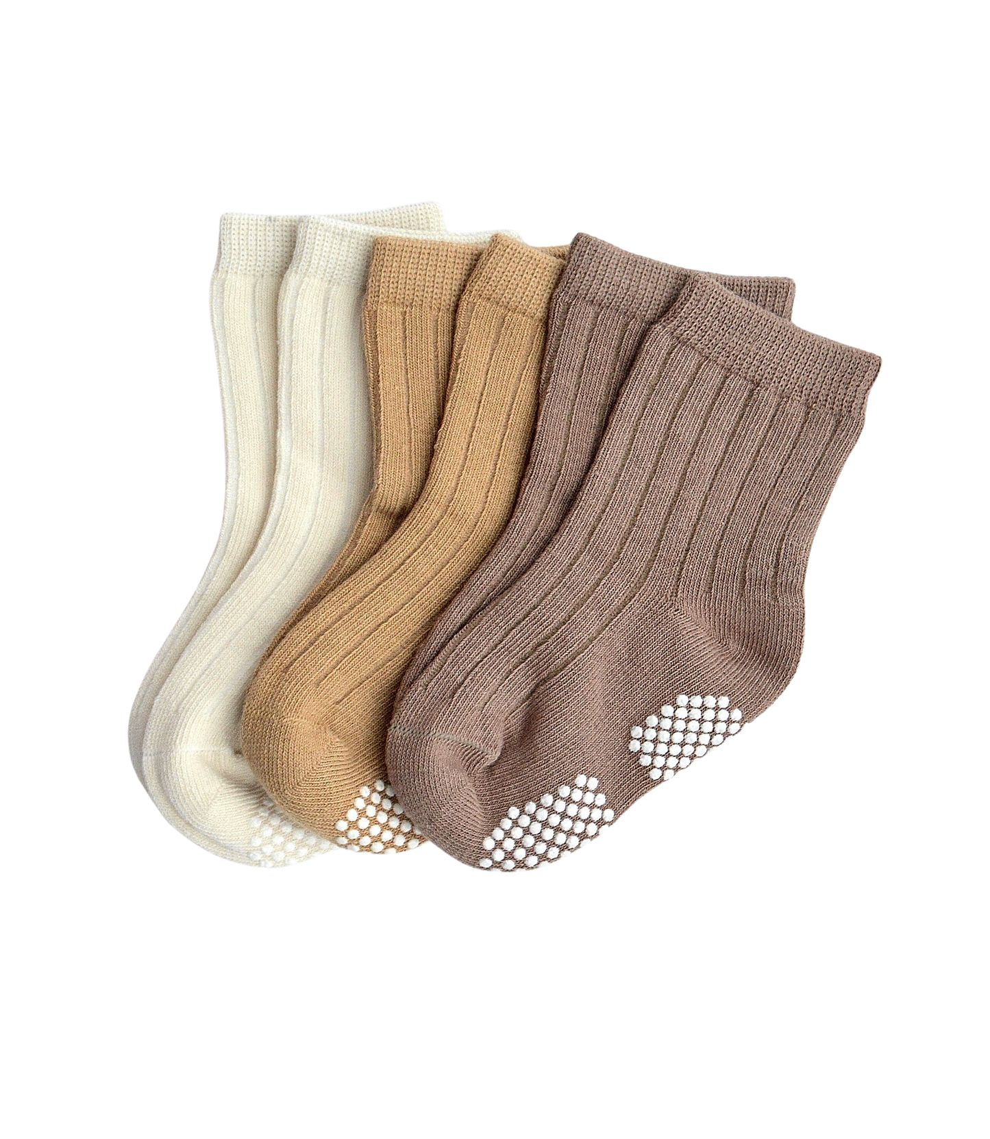 Trio de chaussettes antidérapantes 6-36 mois