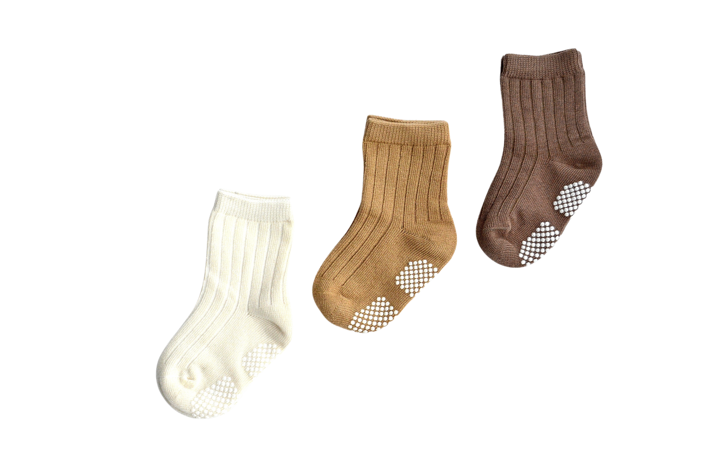 Trio de chaussettes antidérapantes 6-36 mois