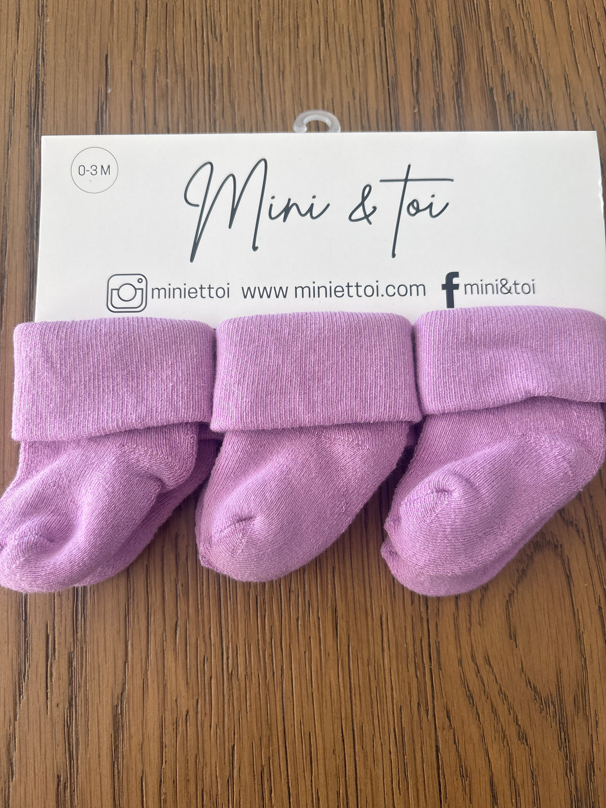 Trio de chaussettes naissances