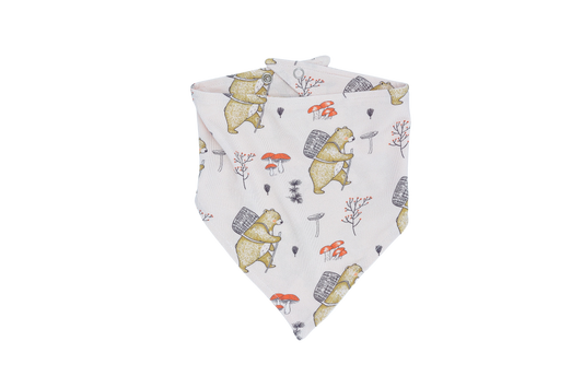 Bavoir - Ours dans la forêt