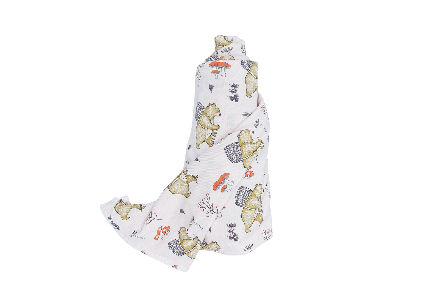 Couverture bambou-Ours dans la forêt