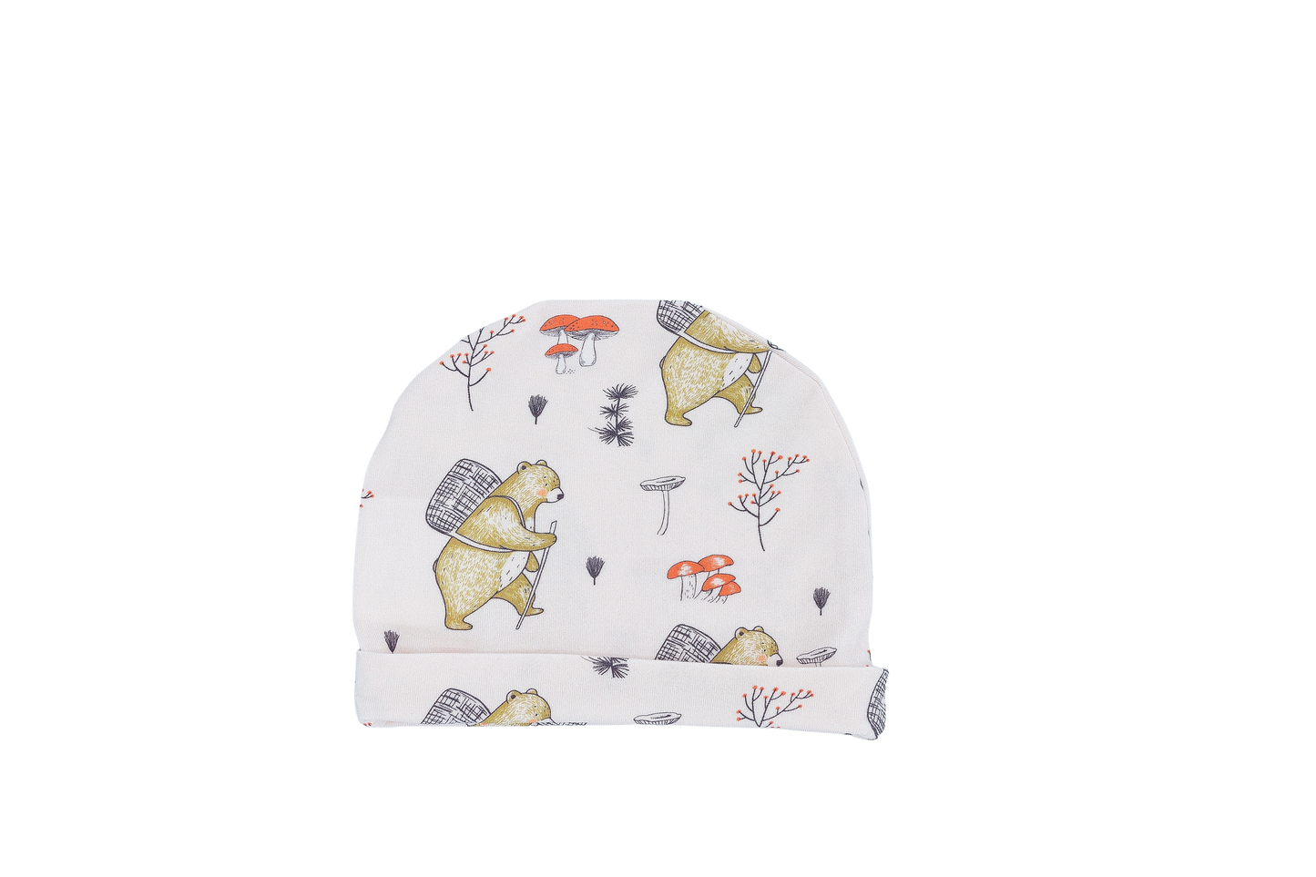 Bonnet- Ours dans la forêt